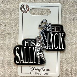 Disney Parks His Sally Her Jack Two Pin Set Nightmare Before Christmas